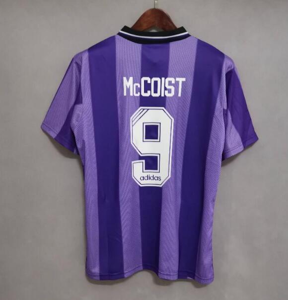 1994-95 Rangers Retro Football Kit Third Soccer Jersey McCOIST #9